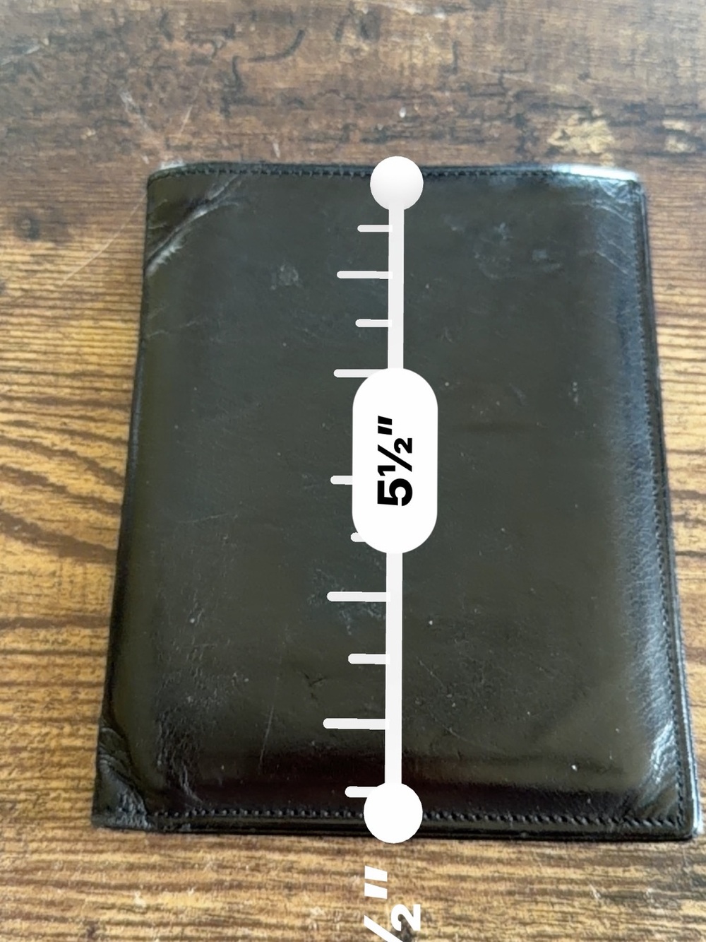 Coach Black Leather Travel Card & Passport Organizer - Picture 6 of 6